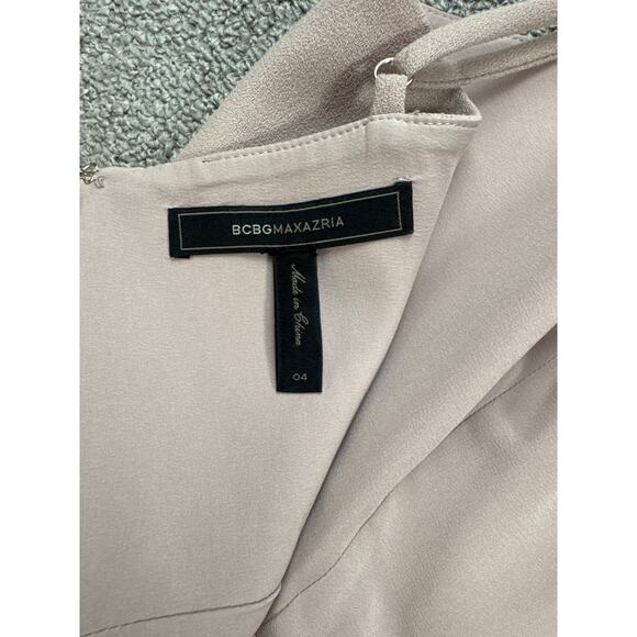 BCBGMAXAZRIA Casandra Dress Mini Tulle Balletcore Sepia Size 4 - Picture 11 of 11